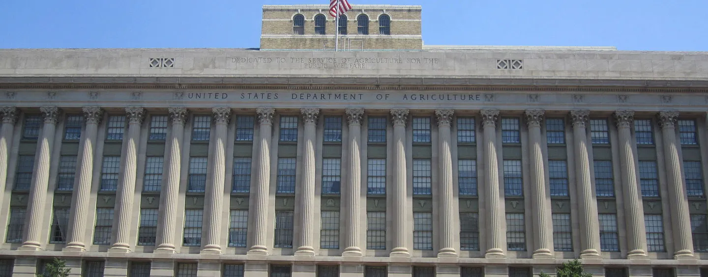 US Department of Agriculture building in Washington, D.C. Photo credit: Bill Hathorn