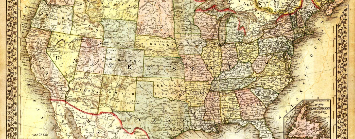 Land-Grant Colleges and Universities Map, 1862